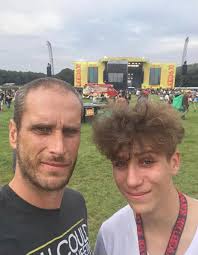 Proud dad moment: family in Oils concert photo