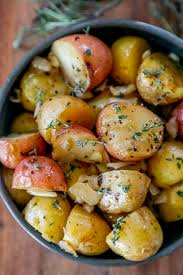 Add butter and 1 teaspoon of salt. Garlic Butter Roasted Potatoes Recipe Sweet Cs Designs