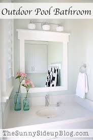Bathrooms, outdoor, outdoor bathroom, outdoor shower, outdoor shower and bathroom design ideas, showers. Outdoor Pool Bathroom The Sunny Side Up Blog