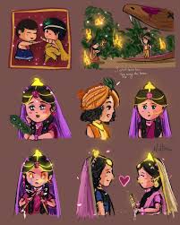 Image May Contain One Or More People Cute Krishna Cute Paintings Krishna Radha Painting