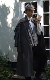 Sherlock Holmes Victorian Style Mens Fancy Dress Costume For Hire Male Fancy Dress Costumes Victorian Fashion Sherlock Holmes Costume