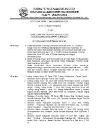 Sk perangkat desa rensing bat, baru 2019 : Contoh Surat Keputusan Kepala Desa Tentang Pengangkatan Ketua Rt Contoh Surat