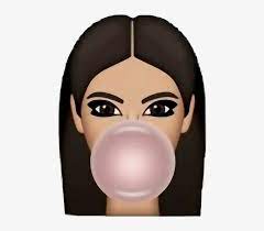 Just remember that when it comes to a baddie topknot, the higher, the better. Png Freeuse Library Drawing Instagram Baddie Kim Kardashian Emoji Png Png Image Transparent Png Free Download On Seekpng