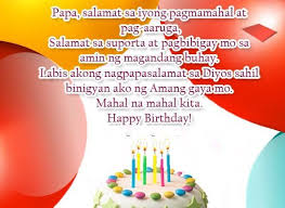 Birthday Greetings For Best Friend Taglish Birthday Message For Father From Daughter In Tagalog Birthday Message For Father Message For Father Birthday Messages