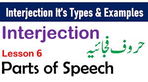 What Is Interjection And Types Of Interjection With Examples In Urdu Learn Parts Of Speech In Urdu Parts Of Speech Interjections Speech