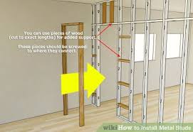 The melting point for steel is between 11000c and 16500c. How To Install Metal Studs Metal Stud Framing Steel Frame House Steel Frame Construction