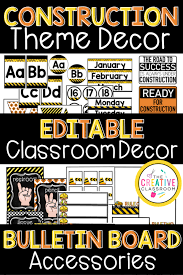 Find themed classroom decorations for a variety of festivities and occasions. Construction Theme Decor Bundle The Creative Classroom