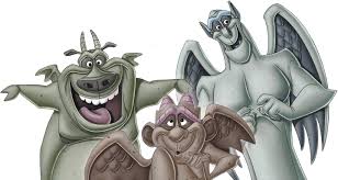 Victor Hugo And Laverne Are A Trio Of Gargoyles And Major Characters In Disney S 1996 Film The Gargoyles Disney Dark Disney Notre Dame Disney