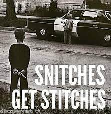 Other terms relating to 'get': Snitches Get Stitches Stretched Canvas Wall Art Poster Print Gangster Gun Cops Ebay