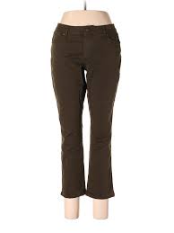 Details About Sonoma Goods For Life Women Green Jeans 14 Petite