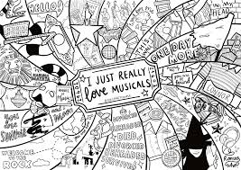 In a few tutorials, digital drawing software, e.g. Printable Colouring Sheets The Stagey Couple