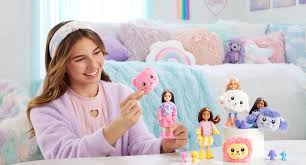 Amazon.com: Barbie Chelsea Cutie Reveal - Muñeca pequeña y accesorios,  morena con disfraz de oso de peluche, 6 sorpresas (los estilos pueden  variar) : Juguetes y Juegos