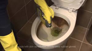 She shows how to remove the stains without chemicals using a special pumice scouring stick. How To Clean A Toilet With Clr Calcium Lime Rust Remover Clr Bath Kitchen Cleaner Youtube