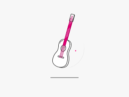 Musical Instruments Minimalist Music Animated Gift Illustration Icon