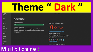 As expected, after the setting is changed, the previously white page color goes dark grey or black. How To Enable Dark Mode In Ms Word Ms Office Dark Mode Youtube