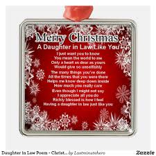 Daughter In Law Poem Christmas Design Metal Ornament Zazzle Com Christmas Design Christmas Poems Christmas Greetings Quotes Friends