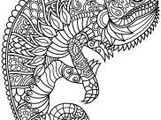 From the mouse to the elephant. Animals Coloring Pages For Adults