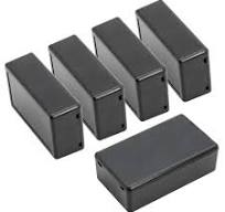 LeMotech Project Box, 5 Pieces ABS Electrical Box Small Junction Box for  Electronics PCB Case,Electronic Hobby Box Black, Outside Size 2.8 x 1.7 x  0.9 ...