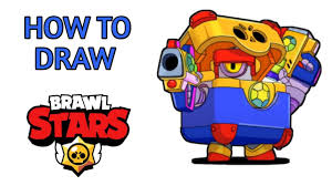 Brawl stars is een vechtspel dat beschikbaar is voor mobiele telefoons (ios en android) en tablets. How To Draw New Brawler Skin Megabox Darryl Brawl Stars Step By Step Youtube