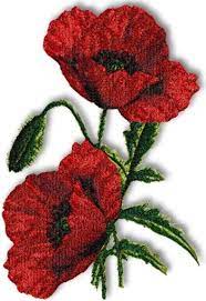 Scarlet Poppy Machine Embroidery Advanced Embroidery Embroidery Designs