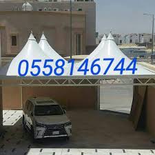 مظلات وسواتر الخرج 0558146744 تركيب برجولات مظلات سيارات سواتر حدائق خشبيه حديد قماش منزليه الخرج مظلات وسو garden screening wooden garden installation