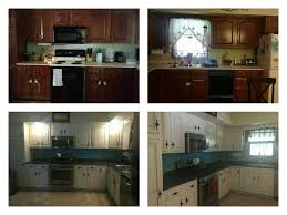 A Picture Is Worth A Thousand Words Here Dark Cabinets Took A Bath In Dixie Belle S B White Painted Furniture Kitchen Cabinets In Bathroom Bronze Spray Paint