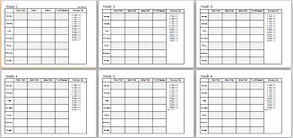 Business Trip And Vacation Planners Word Excel Templates