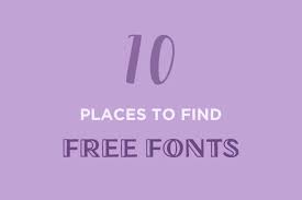 In the font struct gallery, you can come across the best fonts which are quite a lot easier to use even for the newbies. 10 Best Places To Find Free Fonts Design Shack