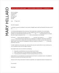 Teacher appointment letter is a legal document communicating to the teacher the decision by the school/institution to hire the teacher. Teacher Cover Letter Example 12 Free Word Pdf Documents Download Free Premium Templates