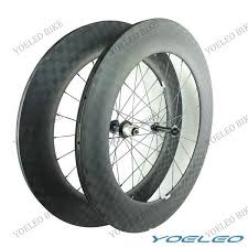 Super Light 700c Carbon Tubular Wheelset 88mm Bike Wheel Ceramic Brake Pads Wheel