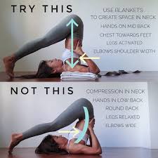 Do You Feel Discomfort In Neck While In Shoulderstand Plow Pose It S Because You Are Standing On Your Neck Plow Pose Yoga Yoga Tutorial Yoga For Beginners