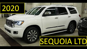 Detailed features and specs for the 2019 toyota sequoia including fuel economy, transmission, warranty, engine type, cylinders, drivetrain and more. 2020 Toyota Sequoia Limited Review Of Features And Walk Around Youtube
