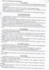 Productions Ecrites Francais 4am Francais