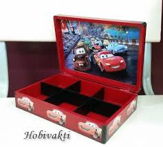 Hobi Vakti Simsek Mcqueen Arabali Kutu Mcqueen Hobi Kutular