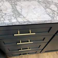 Nov 03, 2020 · polished brass hardware adds glamour to kitchen cabinets painted a warm mix of gray and beige. Top 70 Best Kitchen Cabinet Hardware Ideas Knob And Pull Designs