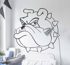 Cornicette per bambini a quadretti da colorare e fashionable idea greche disegni per bambini cornicette a. Sticker Decorativo Disegno Bulldog Tenstickers