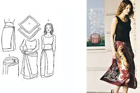 Faire Transformer Nouer Mettre Foulard En Jupe Longue Comment Porter Une Echarpe Robe Avec Foulard Mode A Faire Soi Meme