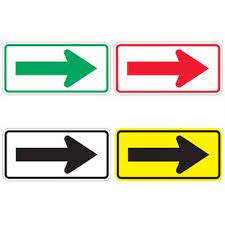 Who said anything about one directional sign? Directional Arrow Traffic Signs Right Arrow Sign Seton