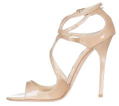 jimmy choo womens beige patent leather heels sandals