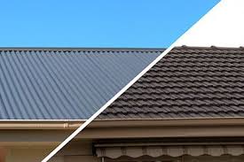 Replacing Roof Tiles With Colorbond Fibreglass Roof Roofing Metal Roof