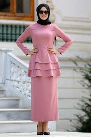 Neva Style Somon Peplum Bluz Etek Tesettur Takim 42050smn Tesetturisland Com The Dress Peplum Moda Stilleri