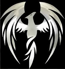 The facemask is white with go to legends. Good Quality Phoenix Logo From Silver Image Logos Artwork Superhero Logos
