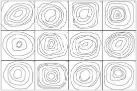 If doing the project with a group of children, you can display them like a quilt so it looks similar to the kandinsky painting! Kandinsky Circles Mural Template By Art Projects For Kids Tpt