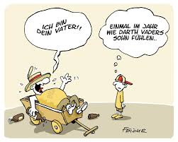 Als offizieller feiertag hat er seine wurzeln in den usa. Vatertag Feicke Cartoons