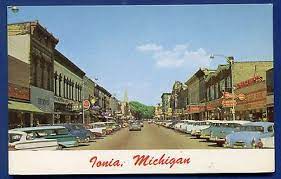 Ionia Michigan Mi Street Scene View Cars Autos Chrome Postcard Traverse City Michigan Michigan Pure Michigan