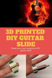 Free Stl Files And Tutorial For 3d Printing This Original Guitar Slide Design Diy Prints Guitar Slides Slide Design