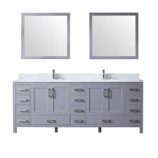 H vanity in grey with carrara marble vanity top in white with white basin the eviva aberdeen bathroom vanity with its the eviva aberdeen bathroom vanity with its unique and simple lines gives it an elegant yet transitional look. Eviva Evvn1900 8 84wh Lugano 84 Inch Modern Bathroom Vanity With White Integrated Acrylic Double Sink Eviva