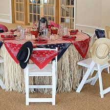 I Love This Idea For A Table Western Table Setting Cowboy Table Settings Western Table Settings Western Theme Party Cowboy Party Cowboy Theme Party