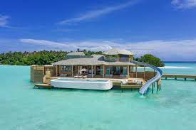 Maybe you would like to learn more about one of these? The Largest Overwater Bungalows In The World Come With Private Pools And Waterslides Travel Leisure
