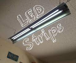 But as far as the bear drywall is concerned or a wall coated with paint then these are prone to damage. Reuse Led Strips In Fluorescent Fixture 4 Steps With Pictures Instructables